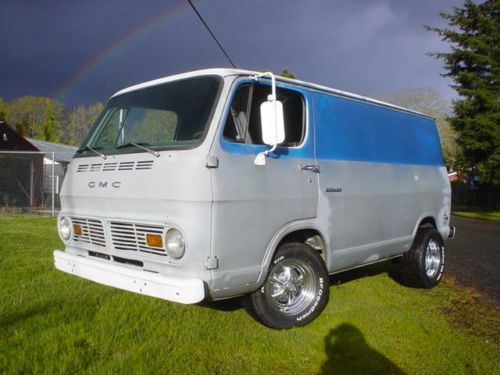 Daily driver! 1967 gmc/chevy panel van surf hot rod scooby doo mystery machine