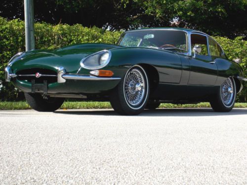 Jaguar xke e-type vintage classic 1964 collector jag coupe sports car fixed head