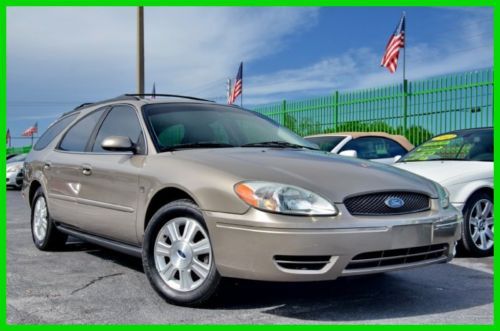 2004 fort taurus sel low miles wagon with leather and clean carfax!