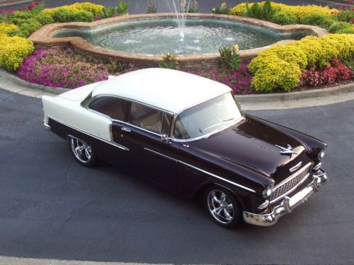 Gorgeous high end 1955 chevy bel air resto mod 600hp a/c loaded ready to show go