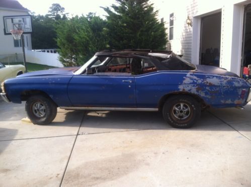 1971 chevelle convertible project car