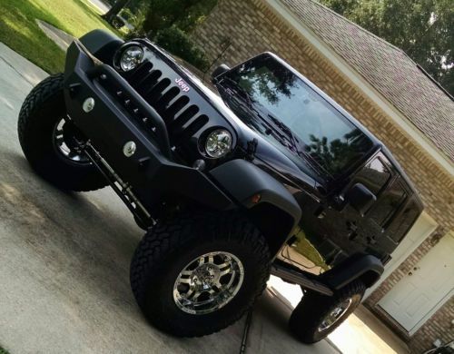 2014 jeep wrangler unlimited sport aev lift black lifted new katzkin leather