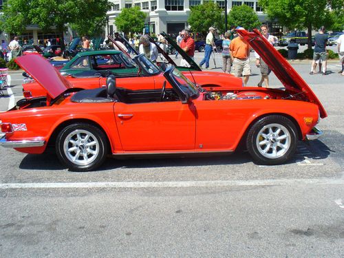 Restored 1974 tr-6 with many upgrades and improvements