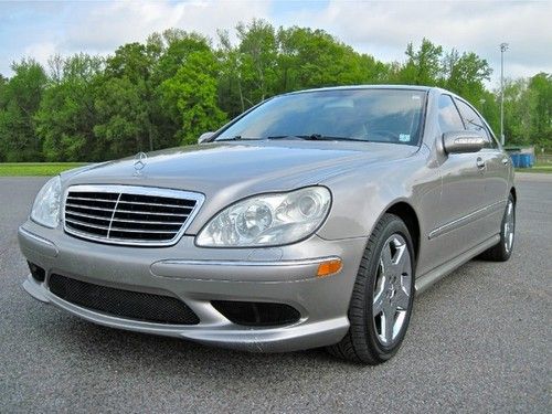 05 mercedes s500 amg wheels silver leather v8