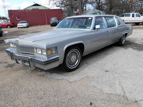 1977 cadillac fleetwood 75 series limo family car * barn find * no reserve