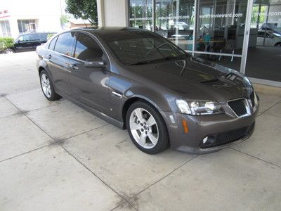 2008 g8 gt v8 - 38k miles - gray - remote start - 2 tone leather - clean carfax