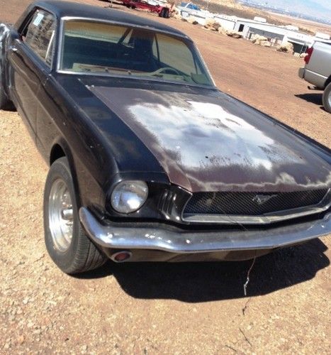 1965 solid ford mustang coupe project nevada rust free body ( stick)nine inch