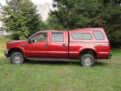 2001 ford f250 xlt 4x4 crew cab v10 auto  only 75,129 miles gentleman's truck
