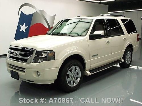 2007 ford expedition ltd climate leather sunroof dvd!! texas direct auto