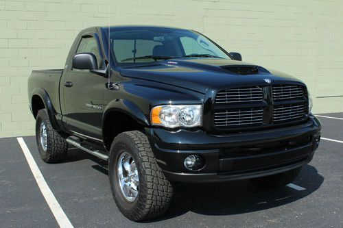 Big bad hemi truck;  only 4,290 miles,  like new!  all factory installed options