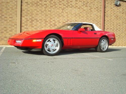 1989 corvette 6-speed 768 actual miles two tops