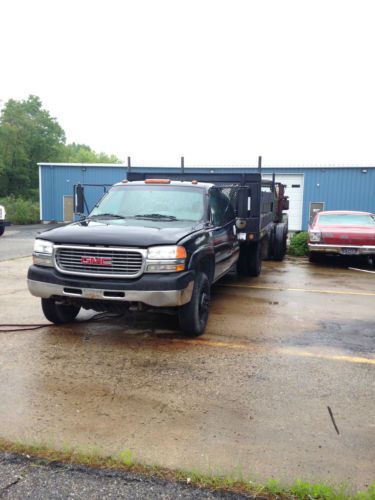 2001 gmc sierra c3500 entended cab 12&#039; stake body runs needs trans no reserve