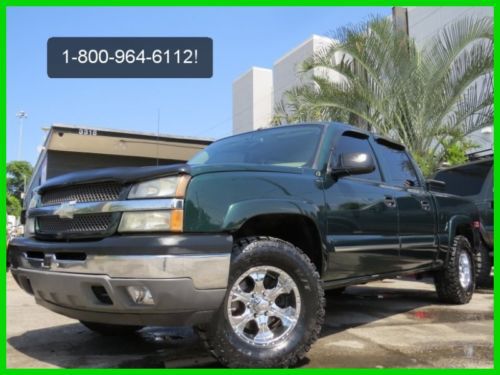 2005 chevrolet silverado z71 4x4 quad loaded leather wheels and tires bed box