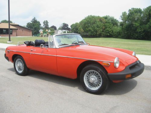 No reserve! 1977 mg mgb 68,000 miles! outstanding! new top and tires