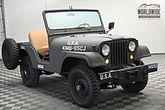 1965 jeep willys 4 wheel drive and factory winch