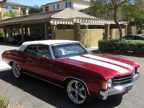1972 chevy chevelle convertible