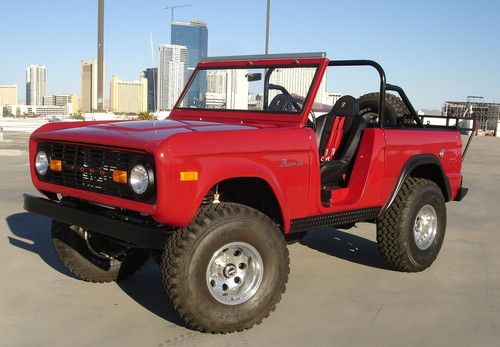 1972 classic ford bronco. full custom restoration.  selling at no reserve !