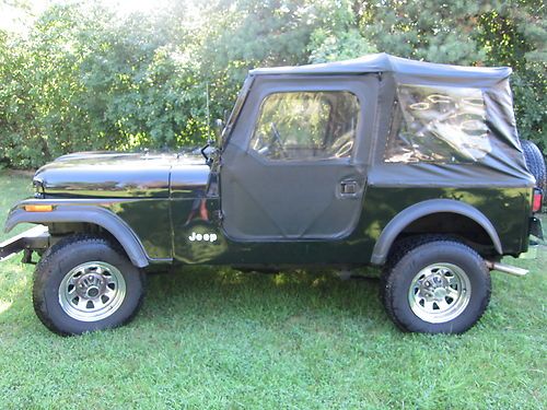 1986 jeep cj7 special edition "last of a great breed" sport utility 2-door 4.2l