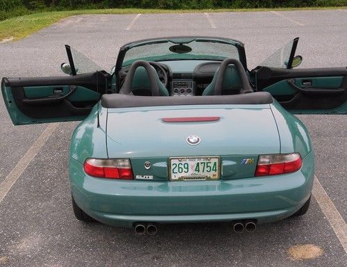 Bmw z3 m roadster, 2000, z3m, evergreen, low mileage, clear title, excellent
