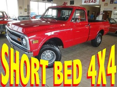 Rare truck 1969 c10 short bed 4x4 350 automatic ps pb frame off restored 70 72