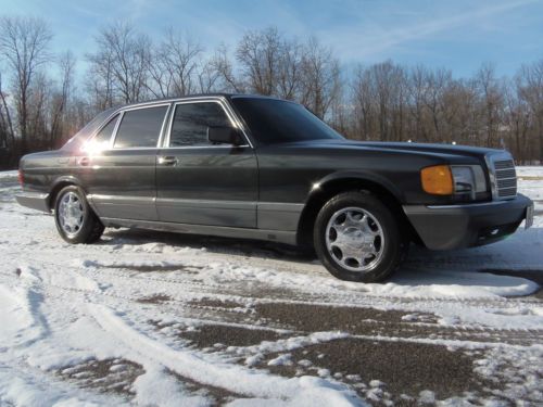1989 mercedes-benz 560sel**no reserve**clean*perfectly maintained*loaded*indiana