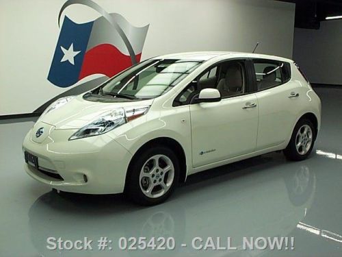 2012 nissan leaf sl zero emission electric nav rear cam texas direct auto