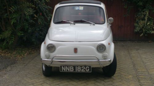 1969 fiat 500 l, white red interior, clean &amp; tidy throughout, daily driver