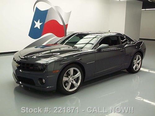 2010 chevy camaro 2ss rs 6-spd htd leather 20&#039;s 33k mi texas direct auto