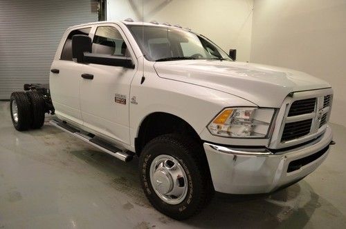 3500 chassis cab drw crew 4x4 only 334 miles cummins diesel wholesale l@@k!!!