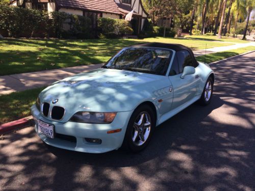 1998 bmw z3 2.8l rare!! turquoise green!! nice car must see!!!