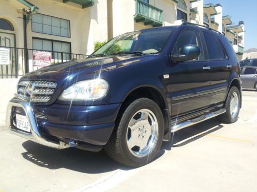 1999 mercedes benz ml320 2001 amg look!!!  spectacular condition!!!