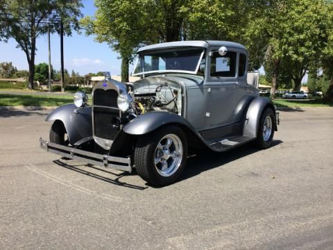 1930 ford 5 window rumble seat coupe  steel body and fenders custom