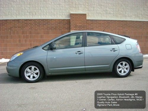 2005 toyota prius pkg #6 leather navigation xenons bluetooth jbl 1 owner carfax