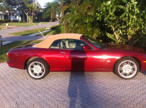 Xk8 convertible, carnival red/cashmere, 55k miles