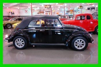 1966 volkswagen beetle convertible~body on restoration~new paint~awesome car!