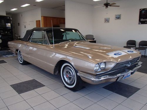 1966 ford thunderbird: 101k miles: arizona beige: convertible: v-8: automatic
