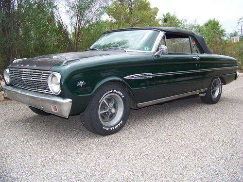 1963 ford falcon futura sprint convertible paxton supercharged 4-speed