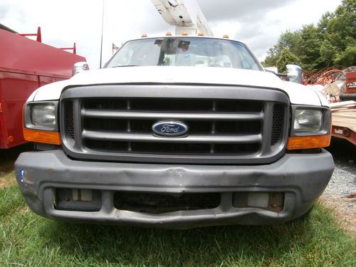 1999 ford f350 super duty bucket truck with utility service body