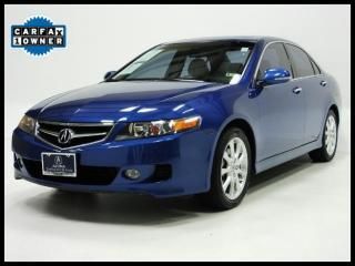 2007 acura tsx 4dr sedan loaded sunroof leather heated seats 6cd one owner!
