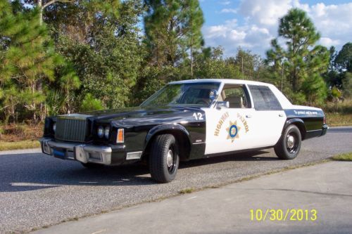 1979 chrysler antique police mopar cop car
