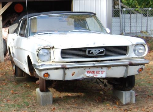 1965 ford mustang convertible 289 v8 3 speed standard project car