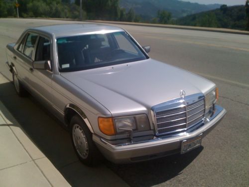 1986 mercedes 420 sel, excellent condition, maintained, low reserve price