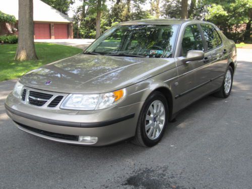 2003 saab 9-5 linear 2.3t turbo automatic w/ steering paddle shift clean carfax