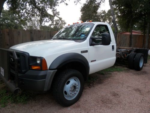 2007 ford f550 cab and chassis 4x4 5 speed powerstroke diesel low reserve