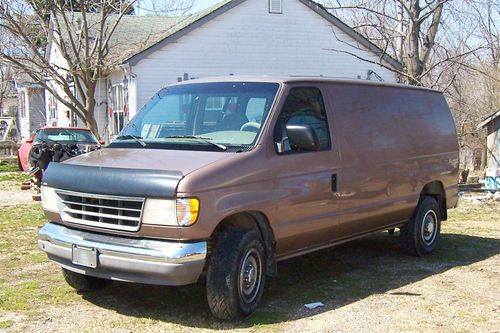 1994 ford e350 cargo van 351w overdrive posi rear a/c clean good tires