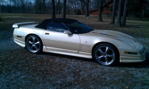 1993 corvette 40th anniversary- 6 speed convertible with custom paint-no reserve