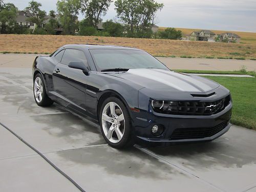 2010 camaro ss rs 2ss imperial blue with leather