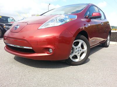 2012 nissan leaf 4dr sl electric one owner certified pre-owned low miles