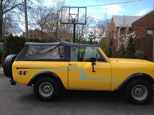 1979 international harvester scout ssii ss2 convertable 4x4 4wd manual 4 speed
