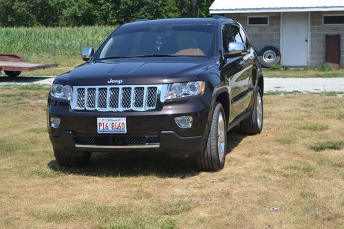 2012 jeep grand cherokee overland summit 5.7 v8 hemi no reserve